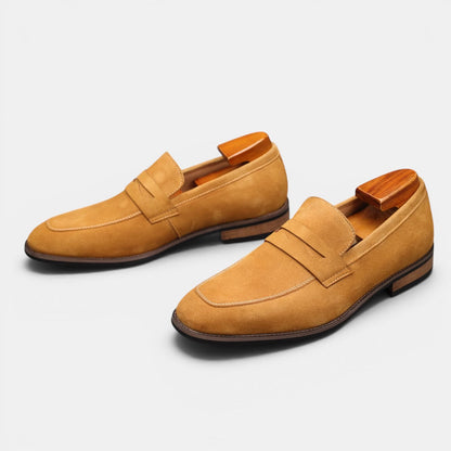 Men’s Suede Penny Summer Loafers
