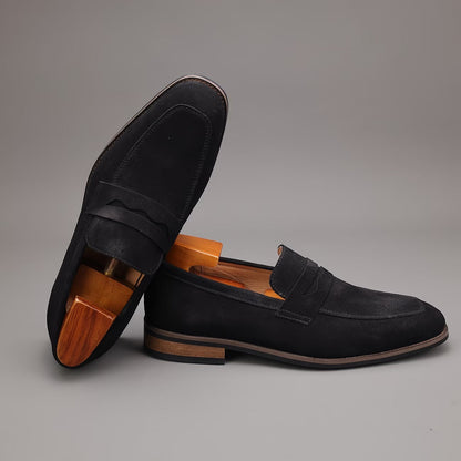 Men’s Suede Penny Summer Loafers