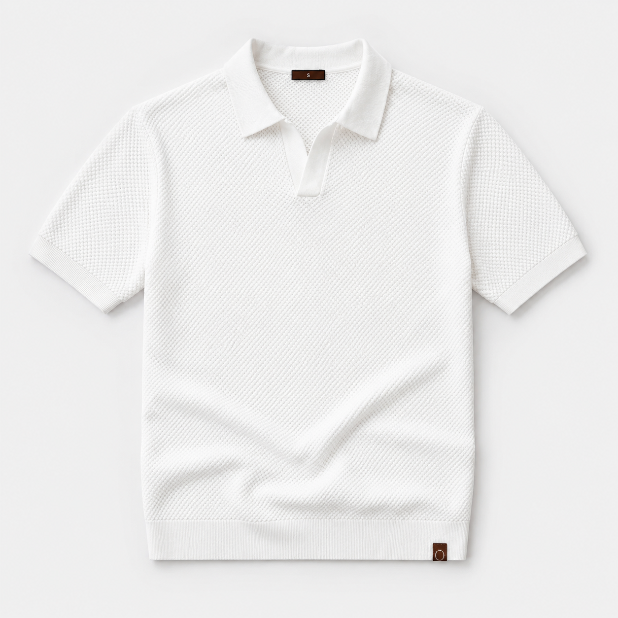 Men’s Slim Fit Knit Polo Shirt