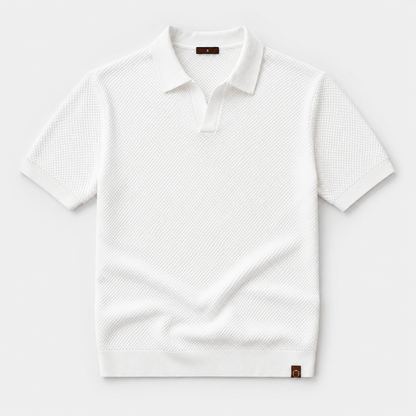Men’s Slim Fit Knit Polo Shirt