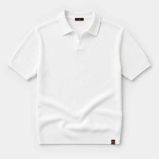 Men’s Slim Fit Knit Polo Shirt
