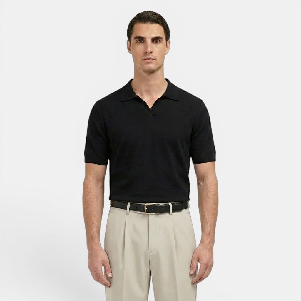 Men’s Pleated Straight Leg Trousers