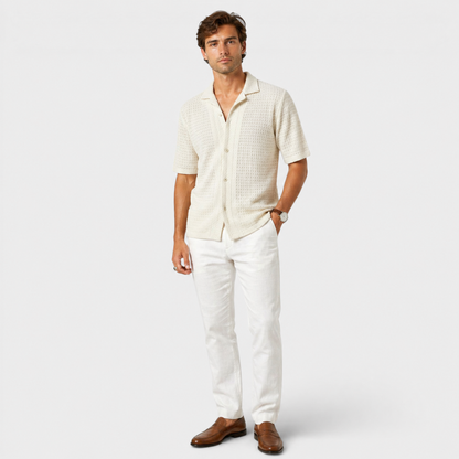 Men’s Elegant Shirt – Smart Casual Summer Wear