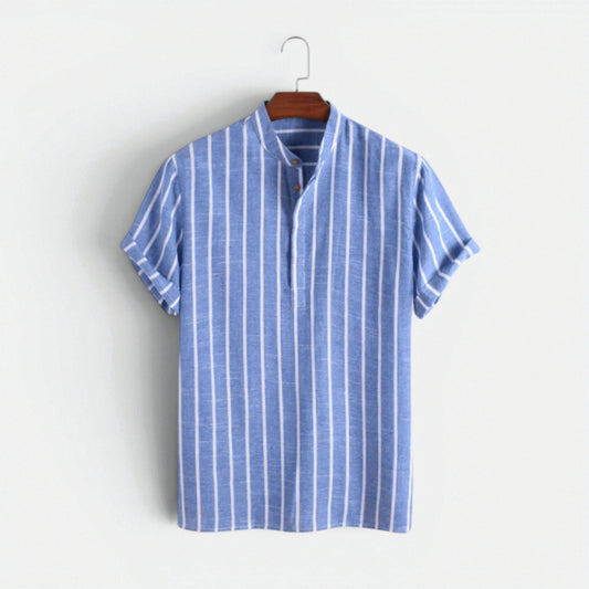 Men’s Linen Polo Shirt
