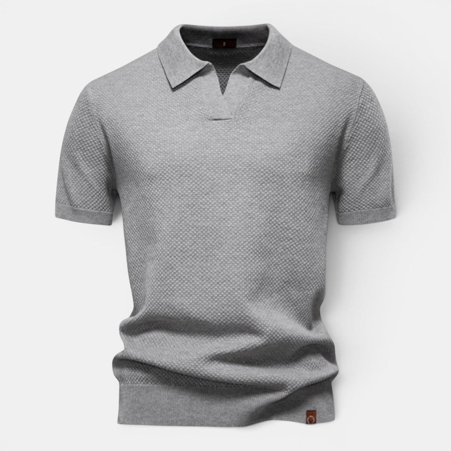 Men’s Slim Fit Knit Polo Shirt