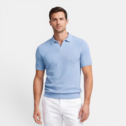Men’s Slim Fit Knit Polo Shirt