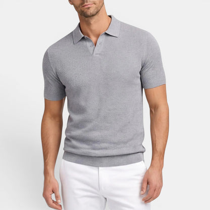 Men’s Slim Fit Knit Polo Shirt