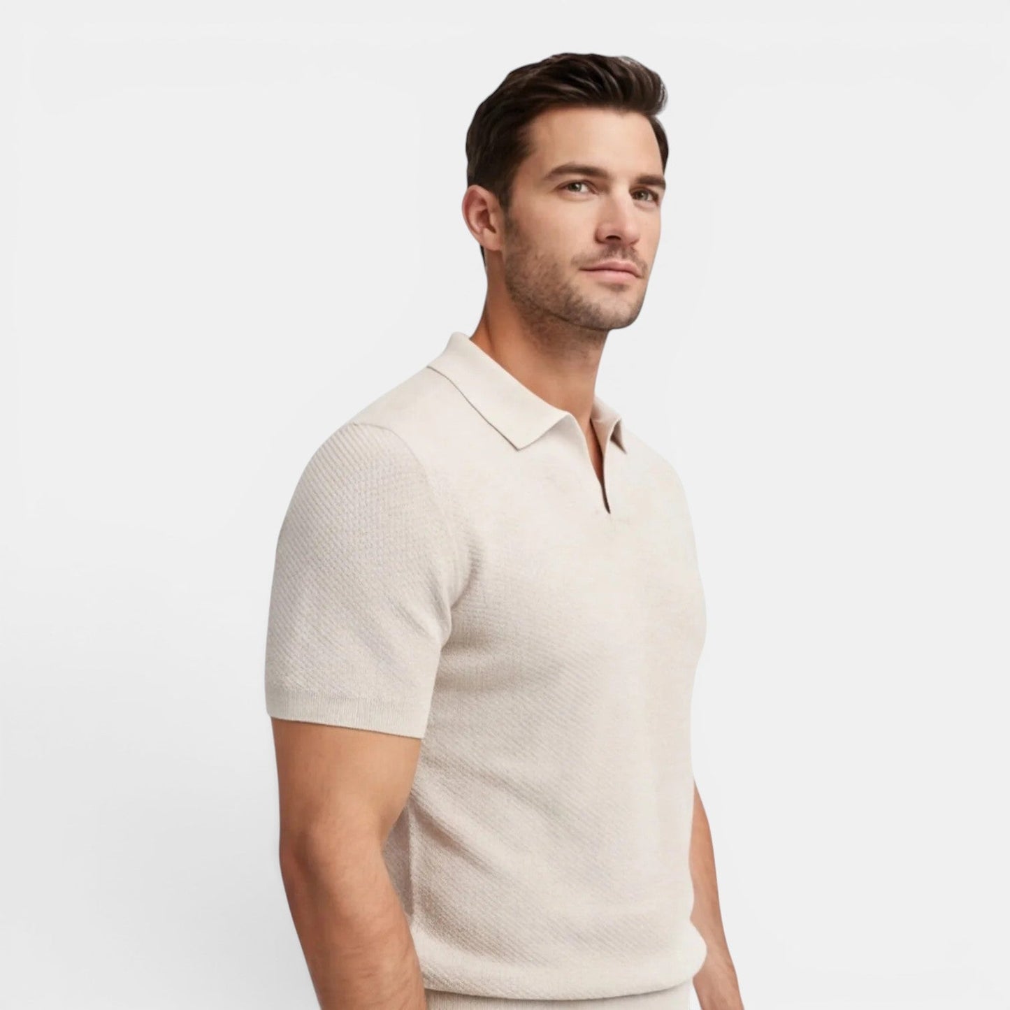 Men’s Slim Fit Knit Polo Shirt
