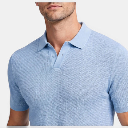 Men’s Slim Fit Knit Polo Shirt