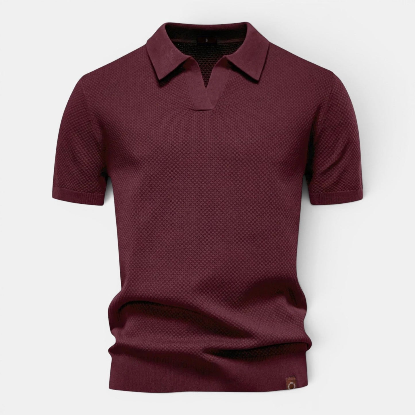 Men’s Slim Fit Knit Polo Shirt