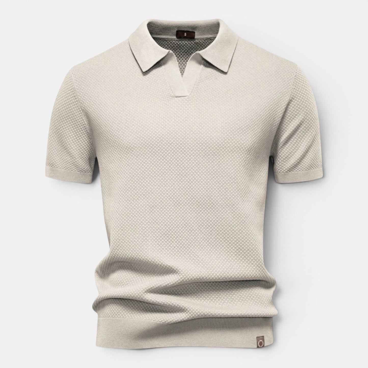 Men’s Slim Fit Knit Polo Shirt