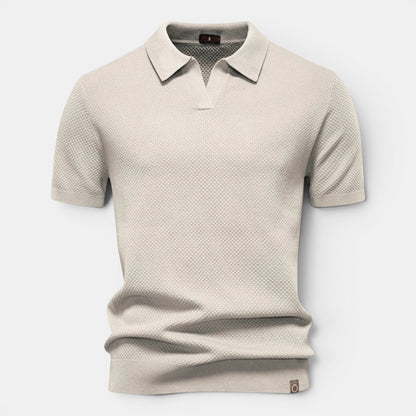 Men’s Slim Fit Knit Polo Shirt