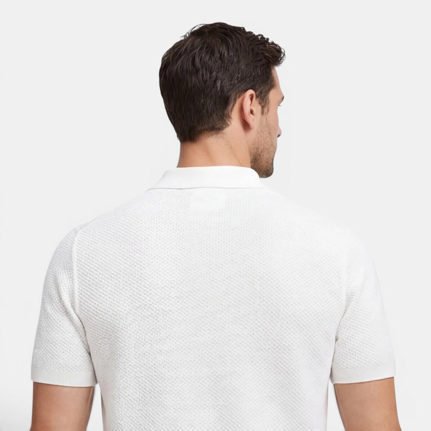 Men’s Slim Fit Knit Polo Shirt