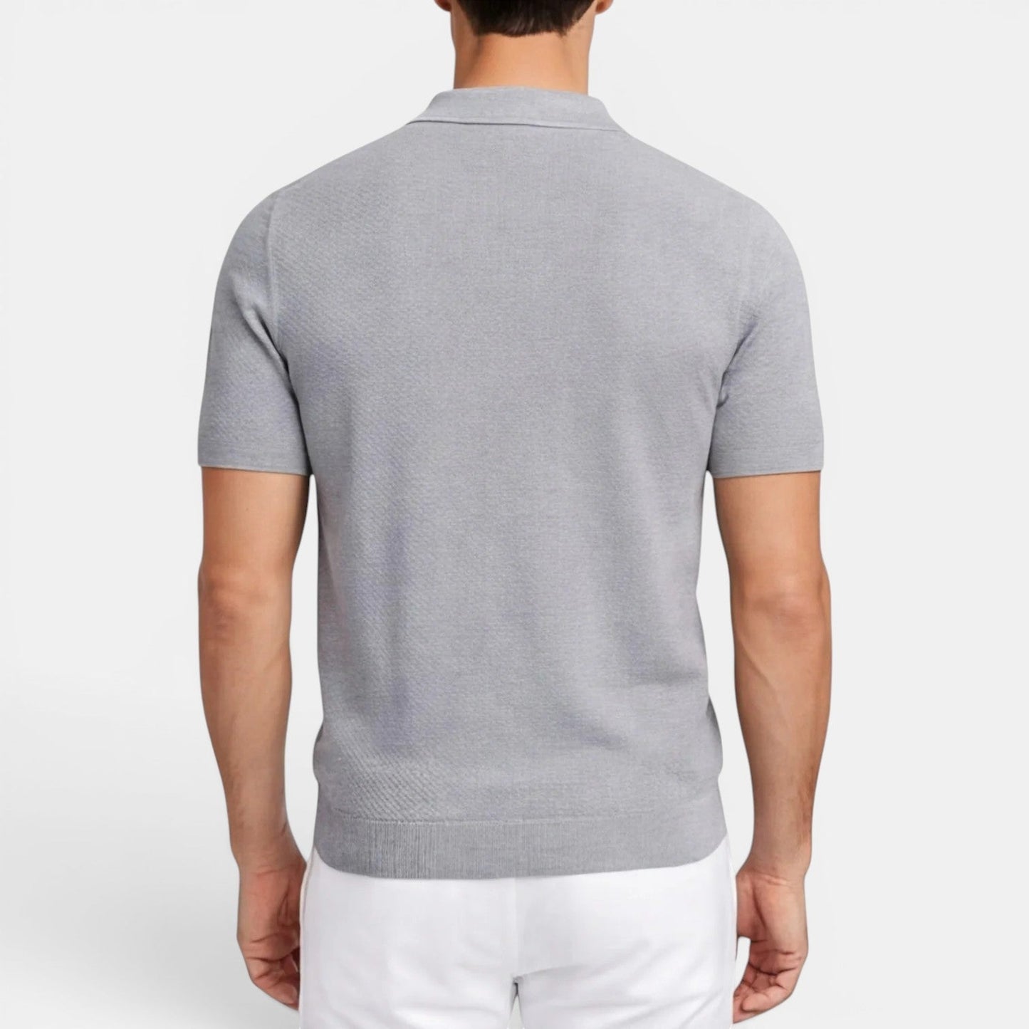 Men’s Slim Fit Knit Polo Shirt