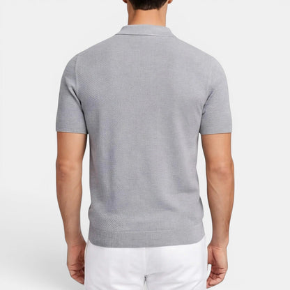 Men’s Slim Fit Knit Polo Shirt