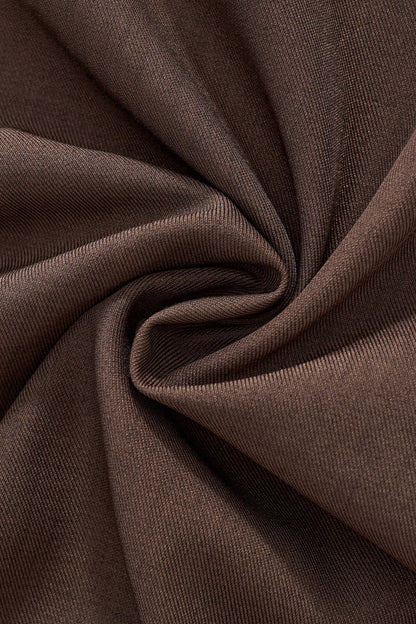 Wellington Side-Tab Trousers COFFEE