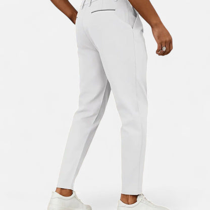 Men’s Classic Pleated Business Trousers