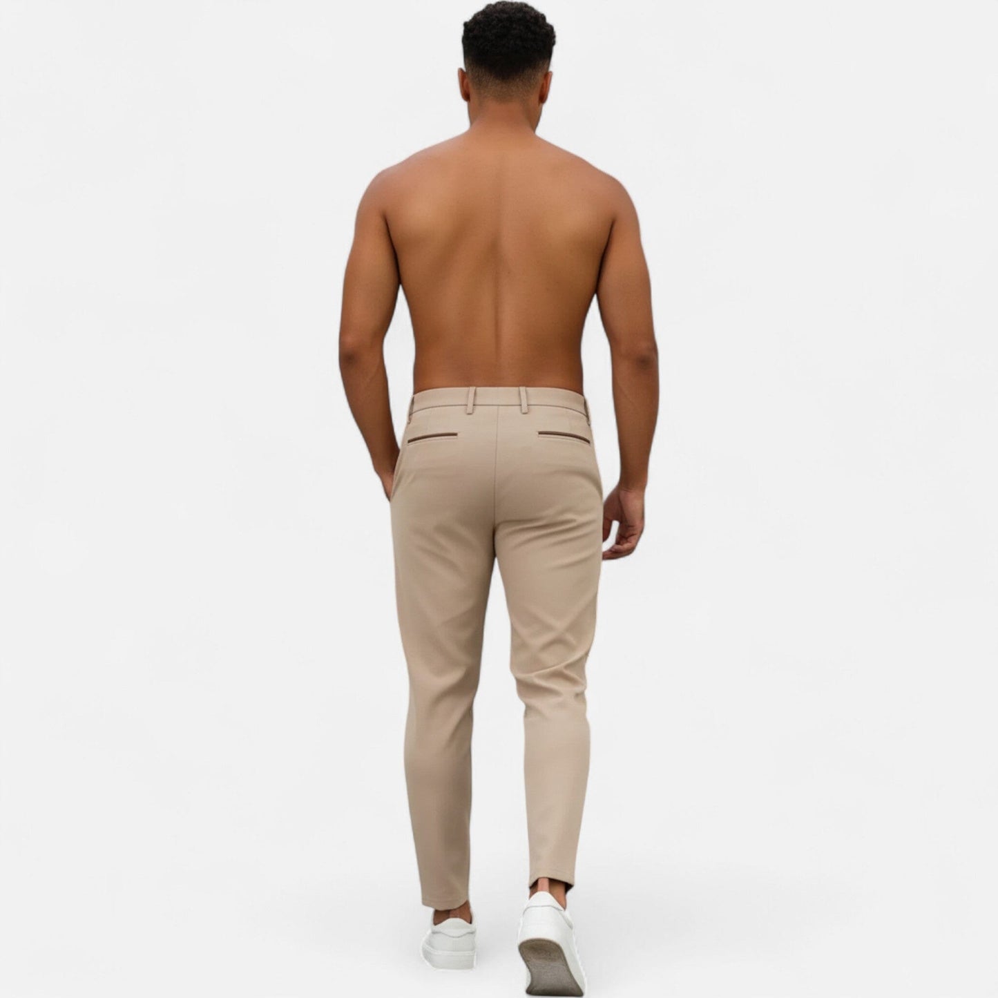 Men’s Classic Pleated Business Trousers