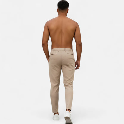 Men’s Classic Pleated Business Trousers