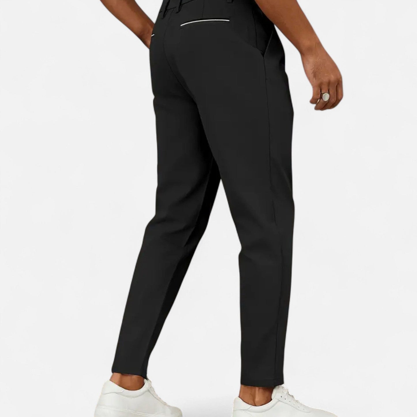 Men’s Classic Pleated Business Trousers