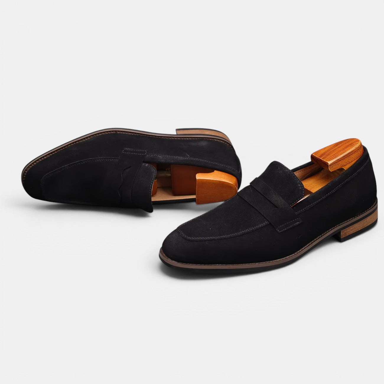 Men’s Suede Penny Summer Loafers