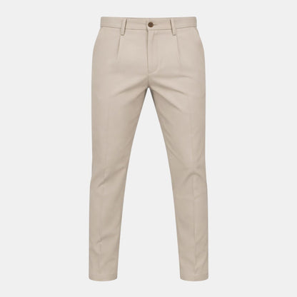 Men’s Classic Pleated Business Trousers