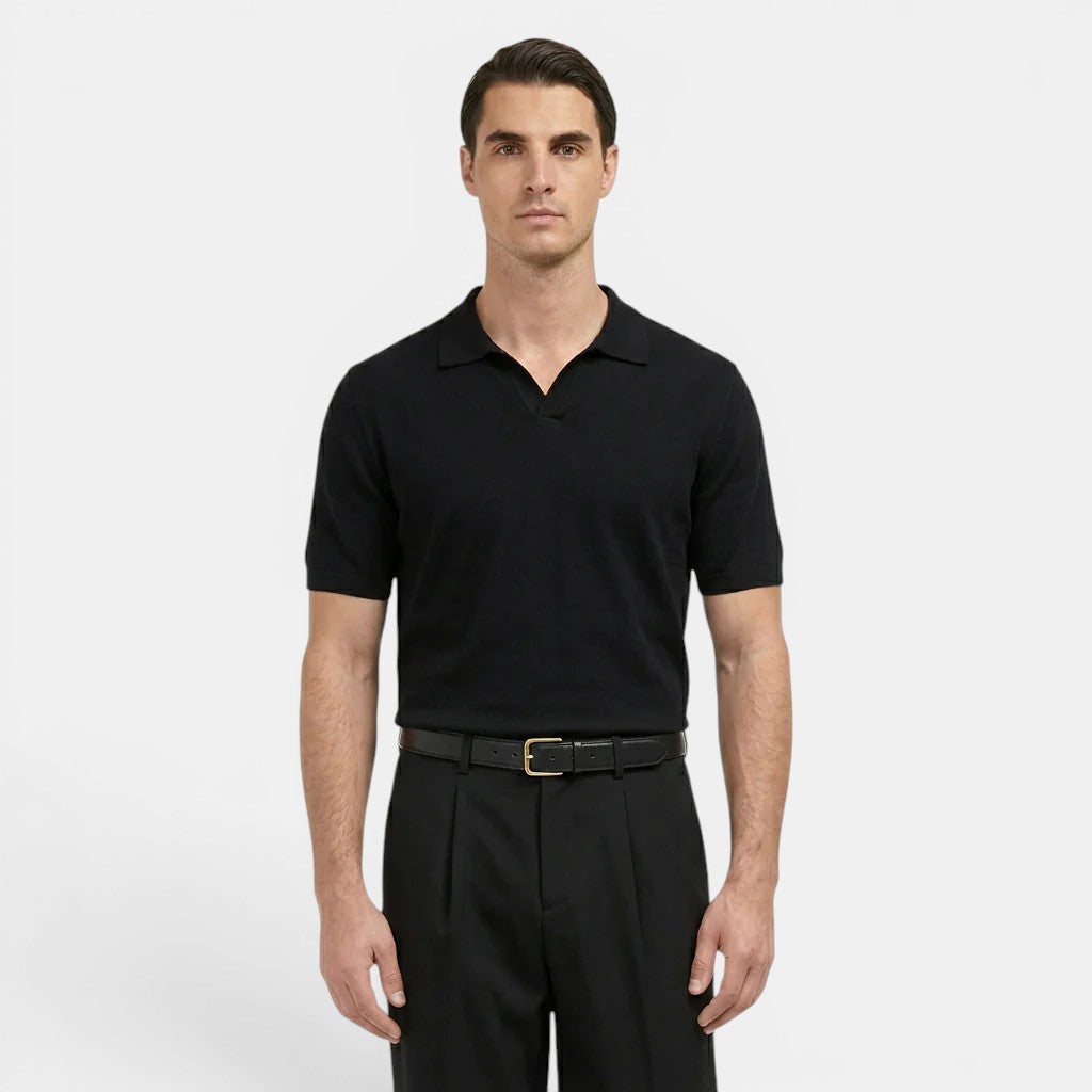 Men’s Pleated Straight Leg Trousers