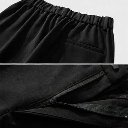 Men’s Pleated Straight Leg Trousers