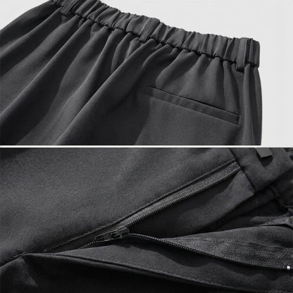 Men’s Pleated Straight Leg Trousers
