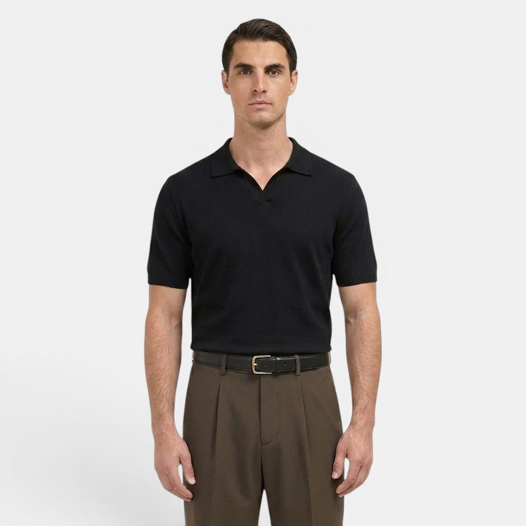 Men’s Pleated Straight Leg Trousers